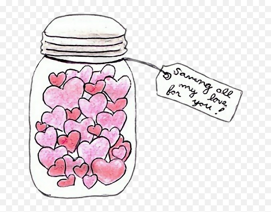 Png Tumblr Transparent Love Clipart - Png Tumblr Transparent Love Emoji,Mason Jar Emoji