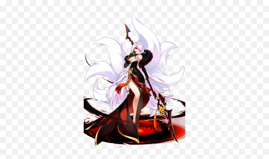 Devi - Elwiki Elsword Ara Asura Celestial Fox Emoji,Elsword Erbluhen Emotion Guide