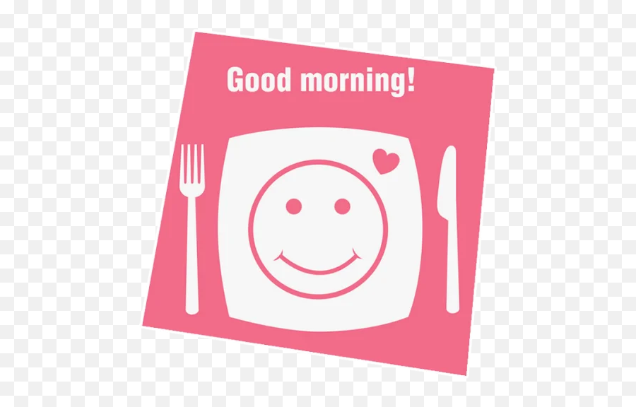 Good Morning - Breakfast Emoji,Fork Emoticon