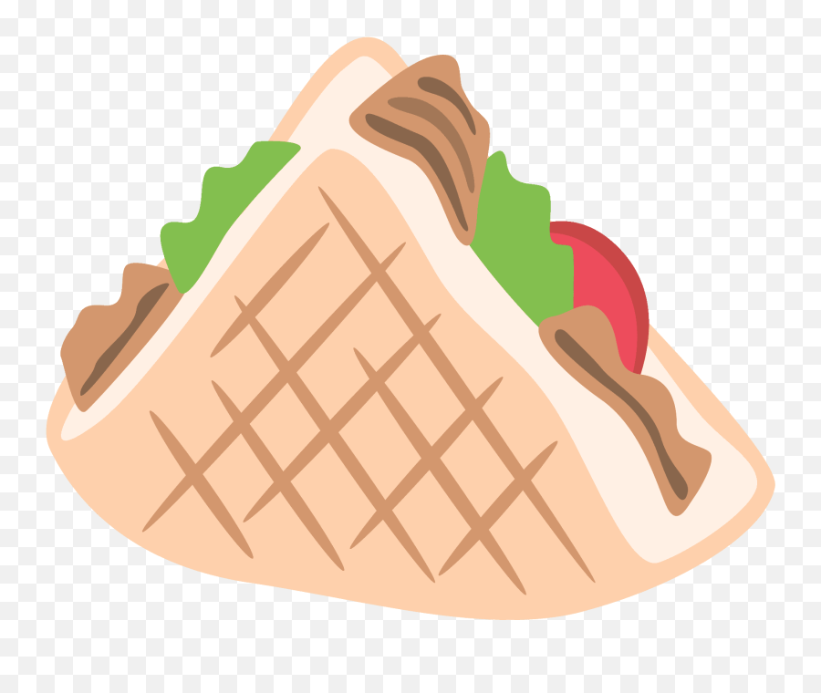 Kebab Emoji Image Haute Définition Et - Döner Emoji,Mets Apple Emoji