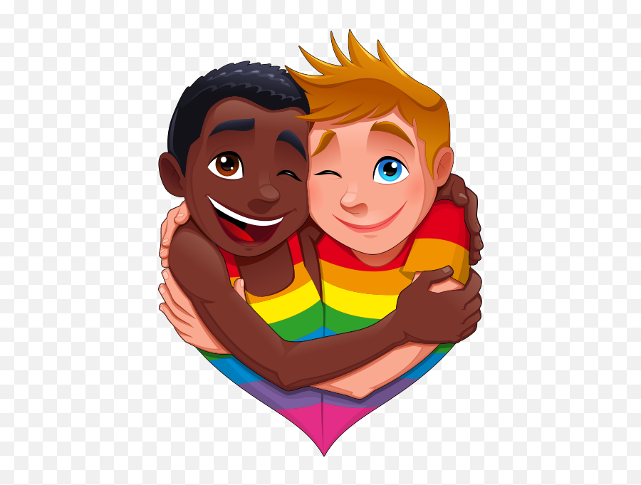 Gayji - Gay Pride Lgbt Emoji For Imessage By Antonio Severin Sticker Creator,No Gay Emoji
