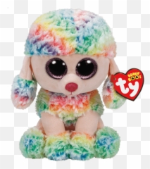 Ages 4 - Beanie Boos Rainbow Poodle Emoji,Pink Fluffy Unicorns Dancing On Rainbows Emojis