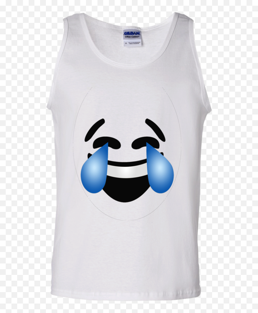 Emoji Costume Laughing Tears Of Joy Emoji Tank Top U2013 Tee Support - Sleeveless,Neck Emoji