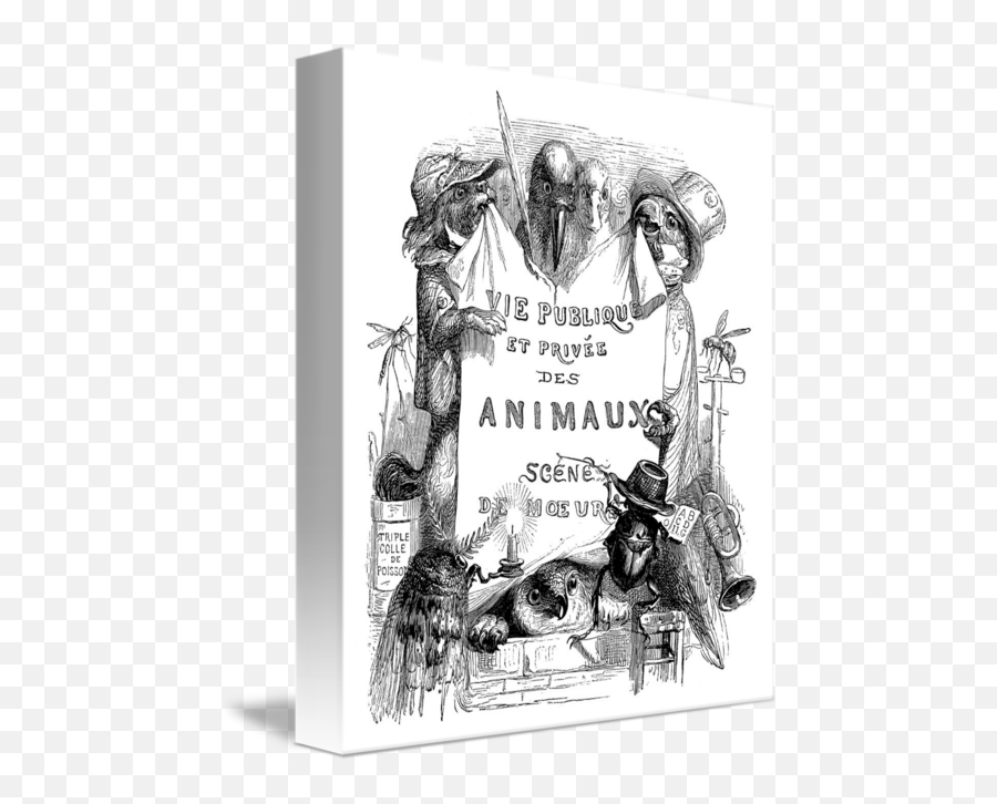 Grandvilles Animals Title Illustration - Sketch Emoji,Moe No Emotion