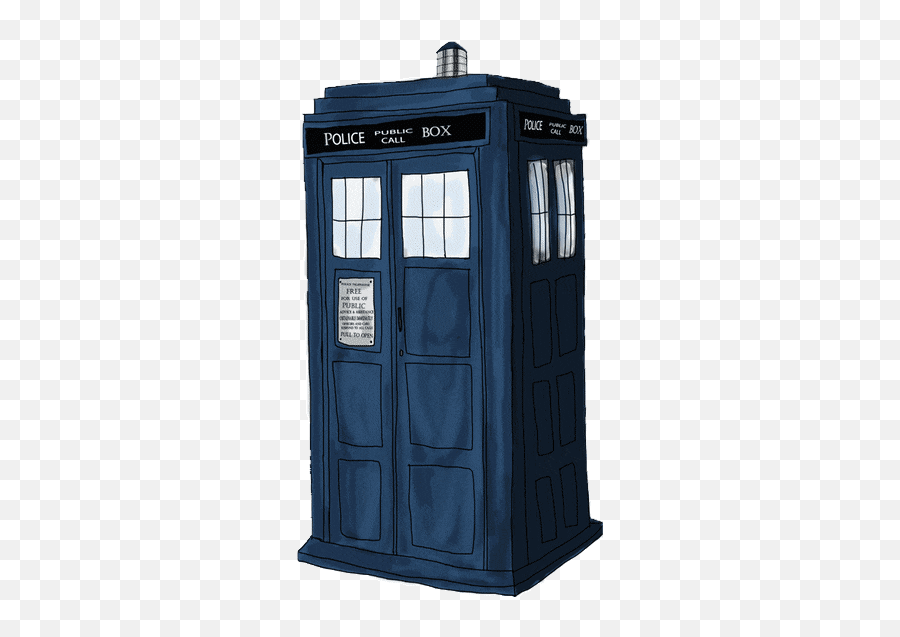 Top The Tardis Stickers For Android - Tardis Gif Transparent Background Emoji,Tardis Emojis Png