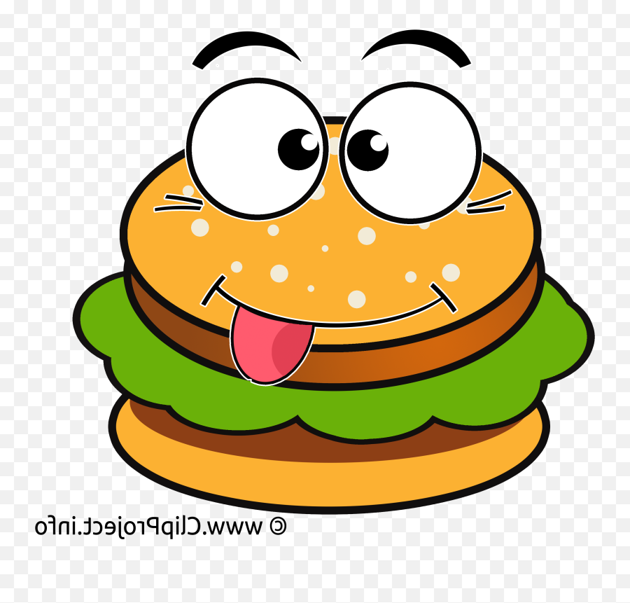 Transparent Comida Clipart - Hamburger Comic Emoji,Banana Emoji Rice Png Hd