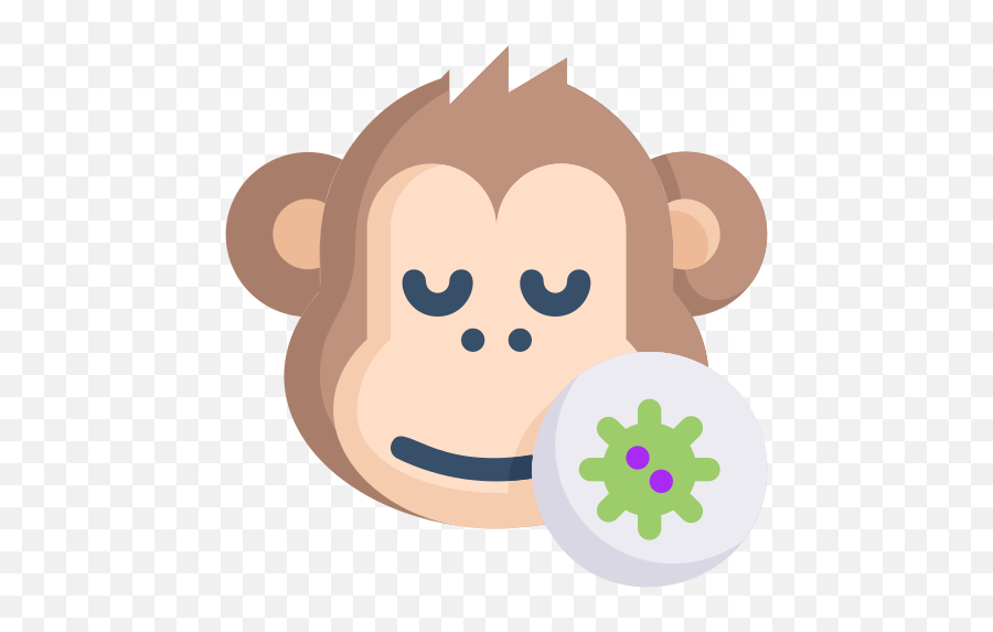 Monkey Virus Free Icon Of Virus - Happy Emoji,Scimmia Emoticon Facebook
