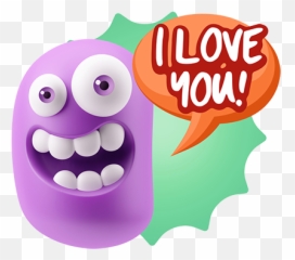 3d Love Colourful Stickers For Imessage By Pallavi Kalyanam - Happy Emoji,3d Emoji Tongue