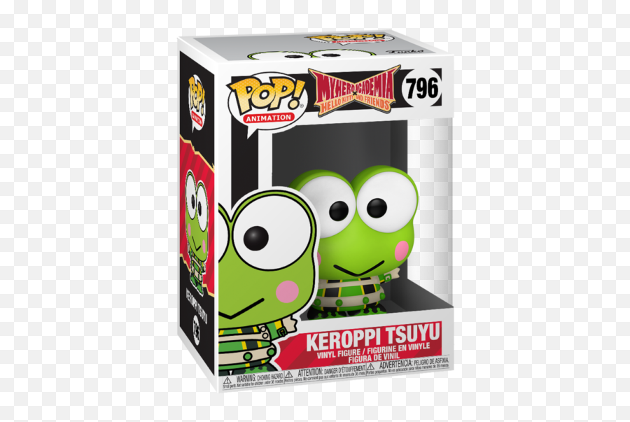 Funko Pop Animation Hello Kitty - Keroppi Tsuyu Vinyl Figure Funko Pop My Hero Academia Emoji,How To Make Funko Emojis