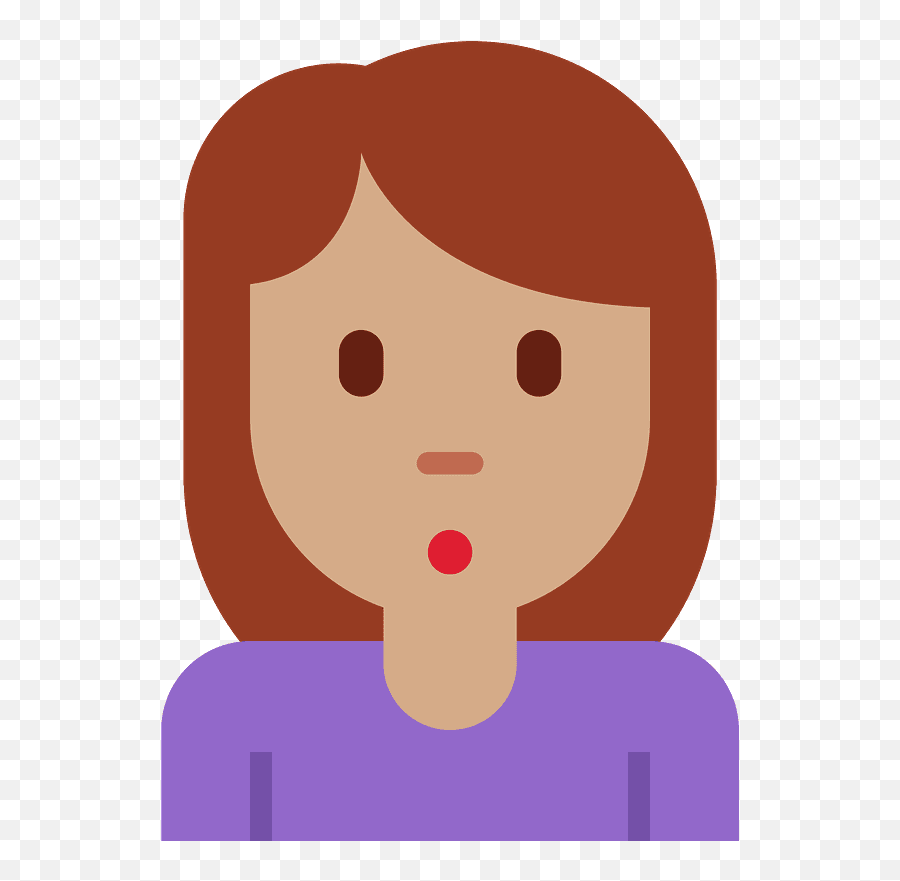 Person Frowning Emoji With Medium - Cartoon Person Frowning,Slight Frown Emoji