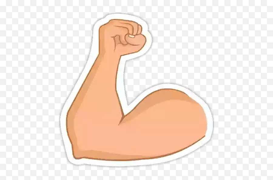 Hand Gestures Stickers For Whatsapp And - For Women Emoji,Flarge Bicep Flex Emoticon