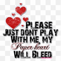 Awesome Emo Quotes - Girly Emoji,Dont Play With Me And My Emotions Quotes In Filiphino