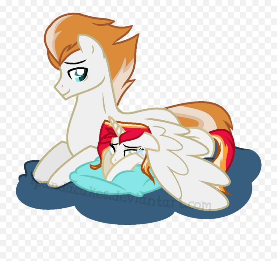 Ipandacakes Crying Father And - Mlp Fire Streak Y Sunset Shimmer Emoji,Christmas Mother Daughter Emoji