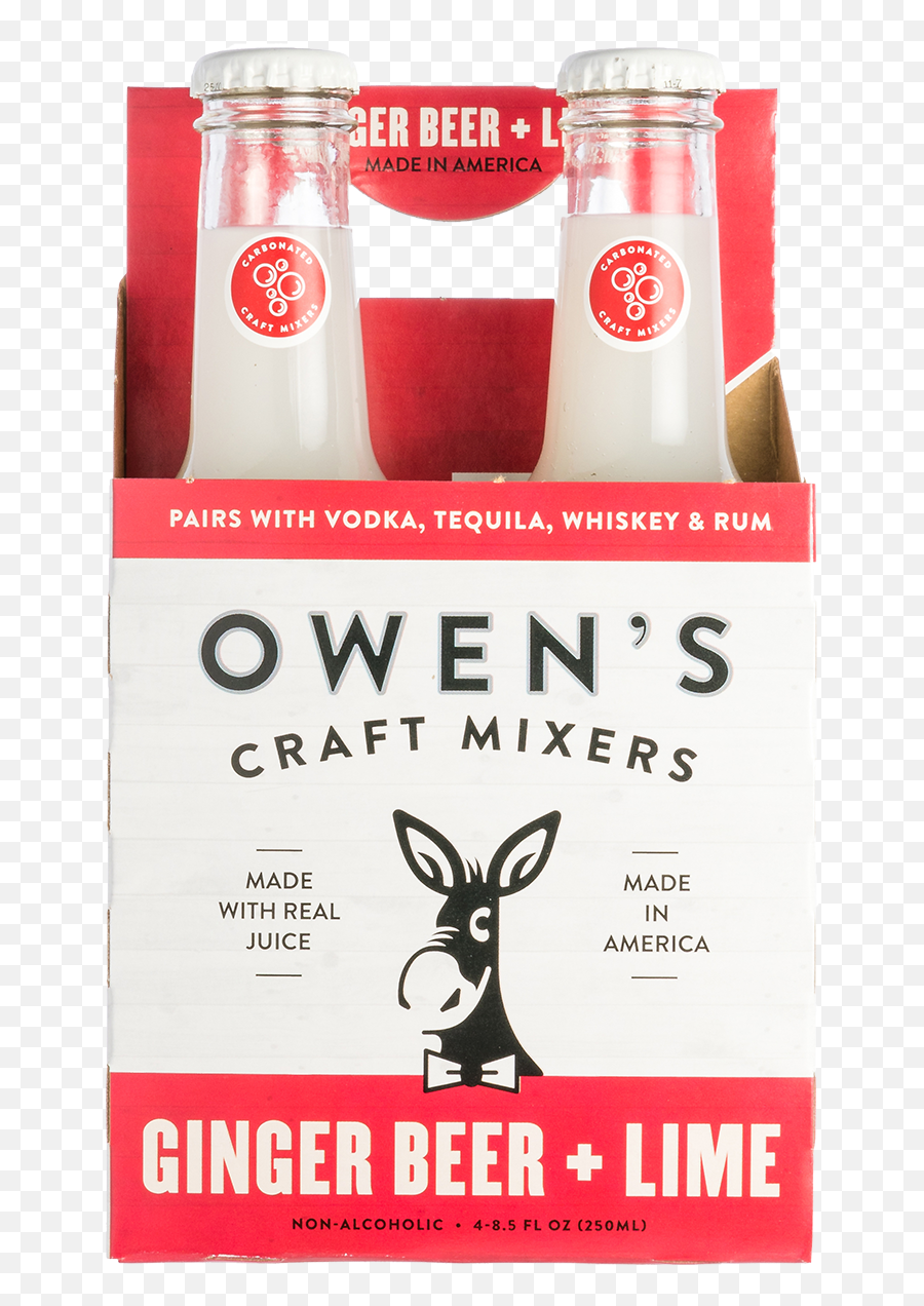 Owenu0027s Craft Mixers Ginger Beer Lime 85 Fl Oz 12 Bottles - Owens Ginger And Lime Mix Emoji,Emotions Face Preschool Craf
