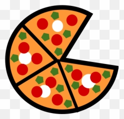 Pizza Slice Png - Pizza 5 Slices Clipart 16089 Vippng 1 5 Fraction Pizza Emoji,Pizza Slice Emoji