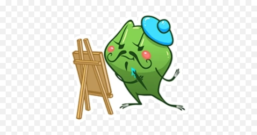 Telegram Sticker 28 From Collection Mr Frog - Fictional Character Emoji,The Green Frog With Emojis