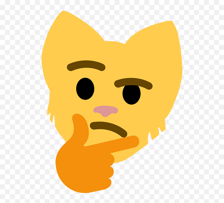 Katia Thinking Face - Furry Discord Emojis Png,Cat Face Emoji