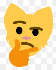 Katia Thinking Face - Furry Discord Emojis Png,Cat Face Emoji
