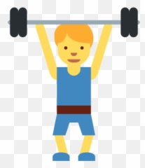 Weight Lifter Emoji Meaning With - Emoji Weights,Workout Emoji