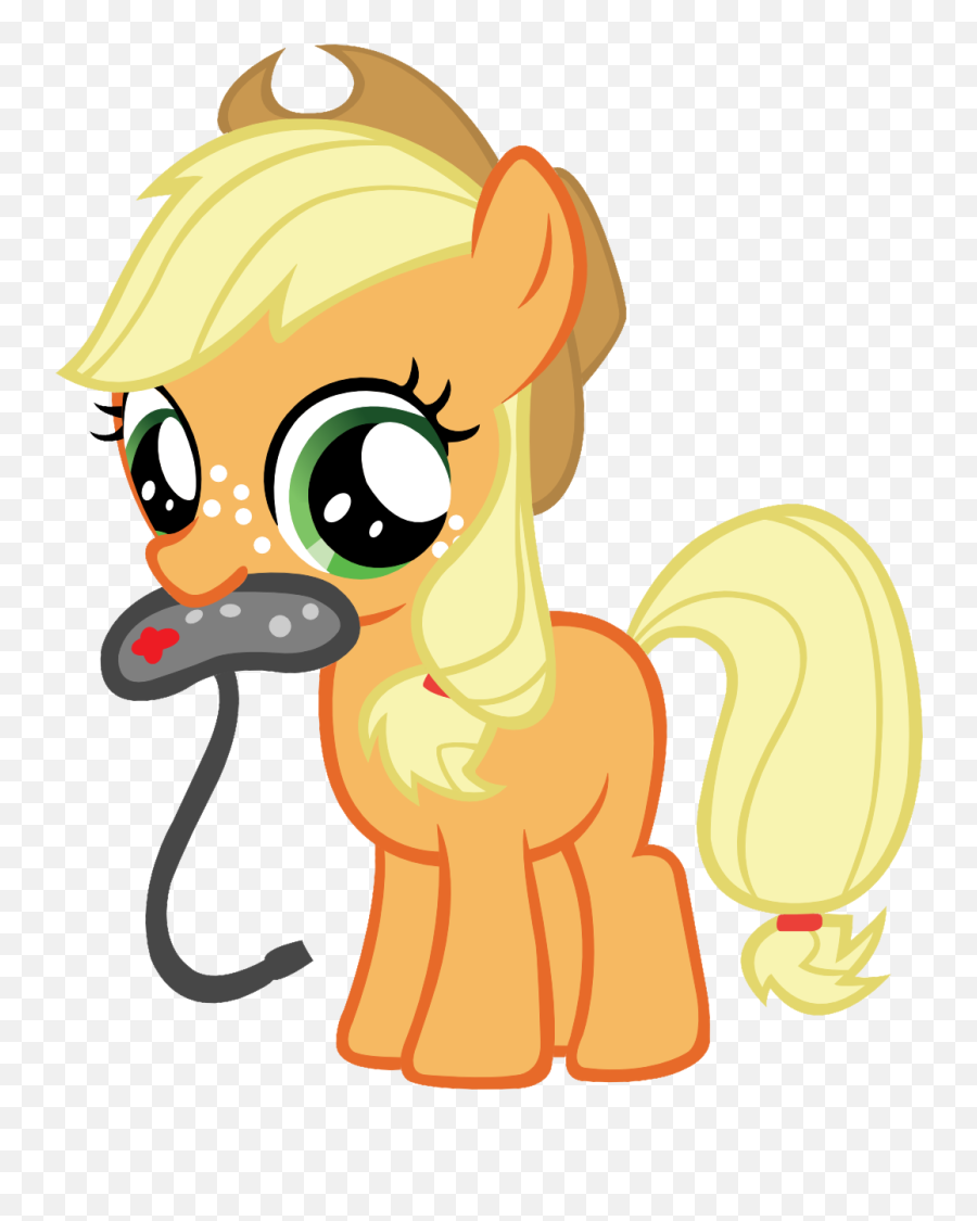 Gamer Applejack - Visual Fan Art Mlp Forums Emoji,Apple Barrel Emoji