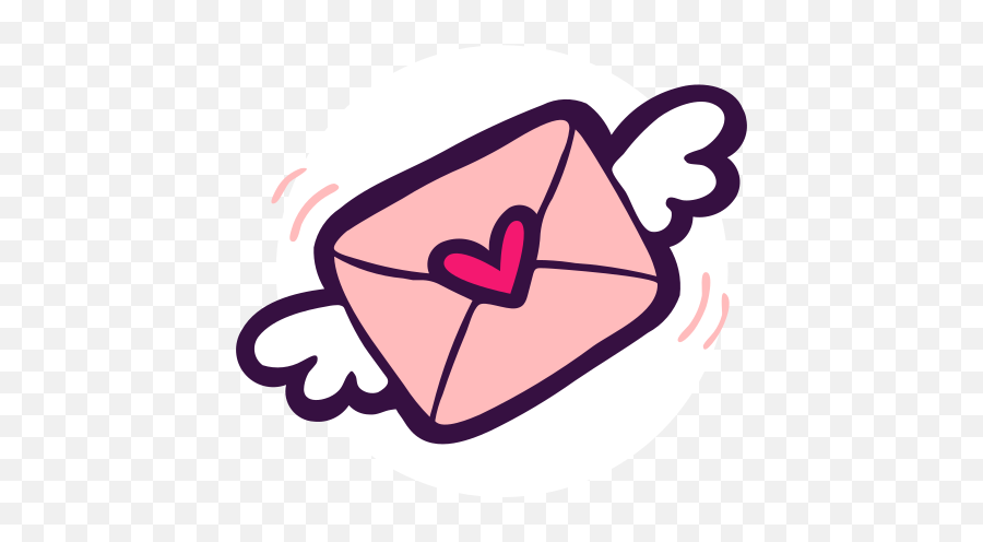 Letter Love Mail Message Post Wings Valentine Free Emoji,Emoticons Made From Letters