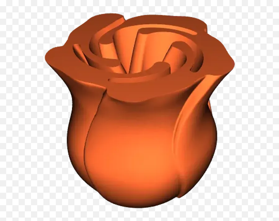 Spiral Vase Rose By Lytta Download Free Stl Model Emoji,