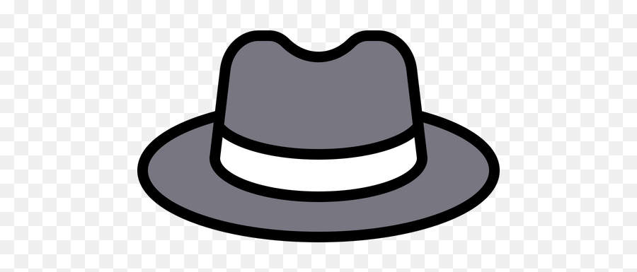 Umpire Hat Icon Of Colored Outline - Costume Hat Emoji,Emoji Hat And Gloves