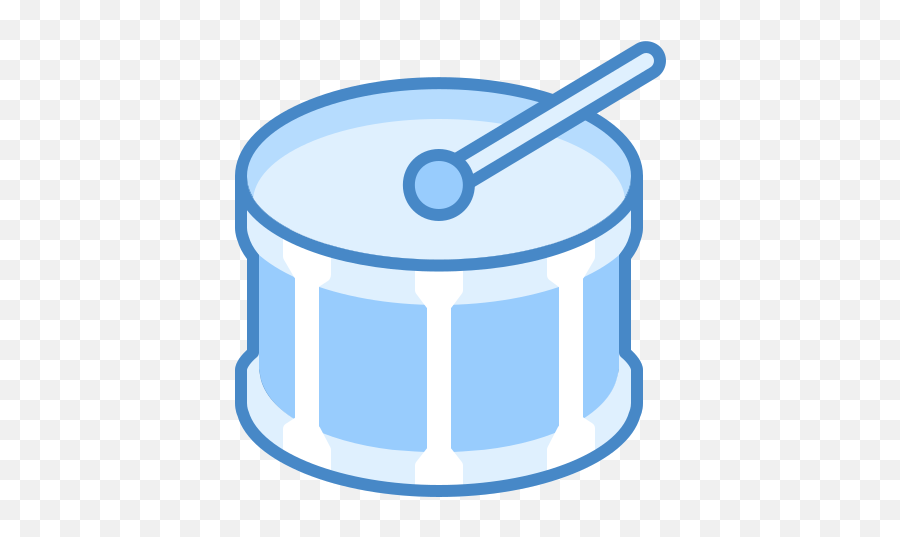 Bass Drum Icon In Blue Ui Style Emoji,Barrel Emoji