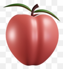 Peach Emoji Icon - Download In Flat Style,Peach Emojio