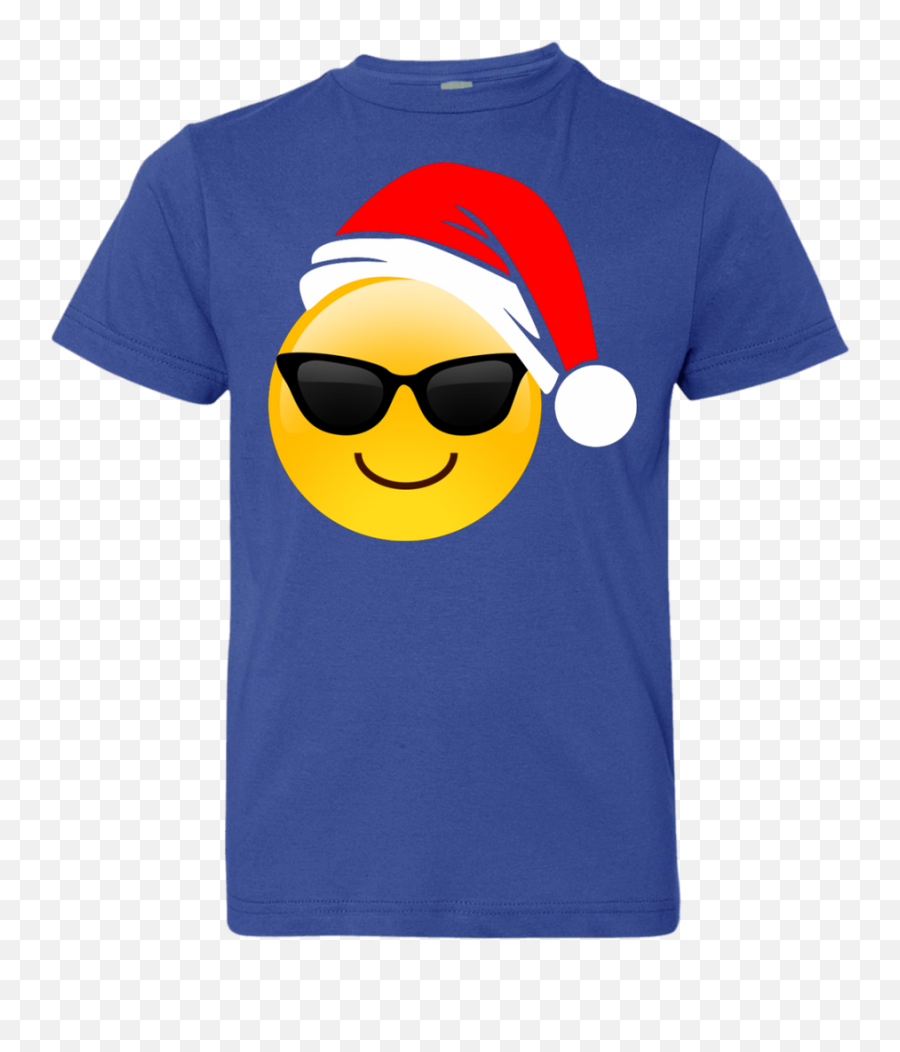 Emoji Christmas Shirt Cool Sunglasses Santa Hat Family Set,Christmas Emojia