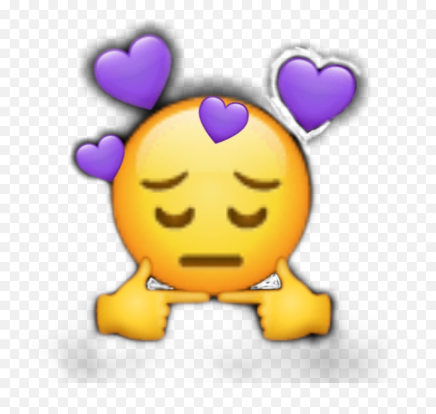 Emoji Loveemoji Viola Shy Sticker By Galaxyoooanime - Happy,Bashful Emoji