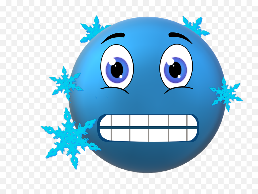 Snow Winter Samuel Frozen Smiley Cold - Invierno Frio Dibujo Emoji,Frozen Emoji