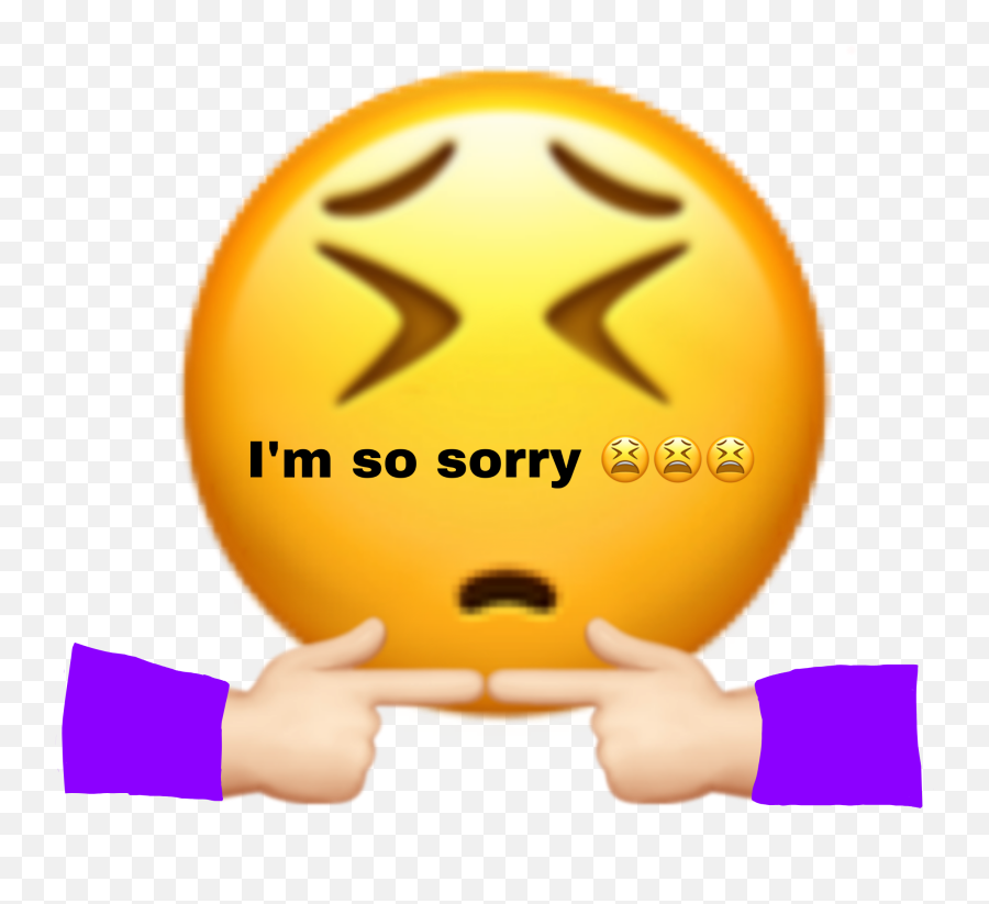 Sorry I Am Sorry Guys Sticker By Annie - Sick Emoji,I'm Sorry Emoji