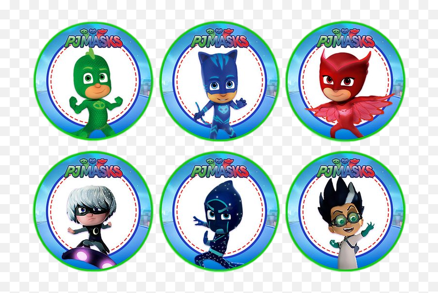 Pj Masks - Stickers Pj Mask Png Emoji,Emoji Cake Toppers