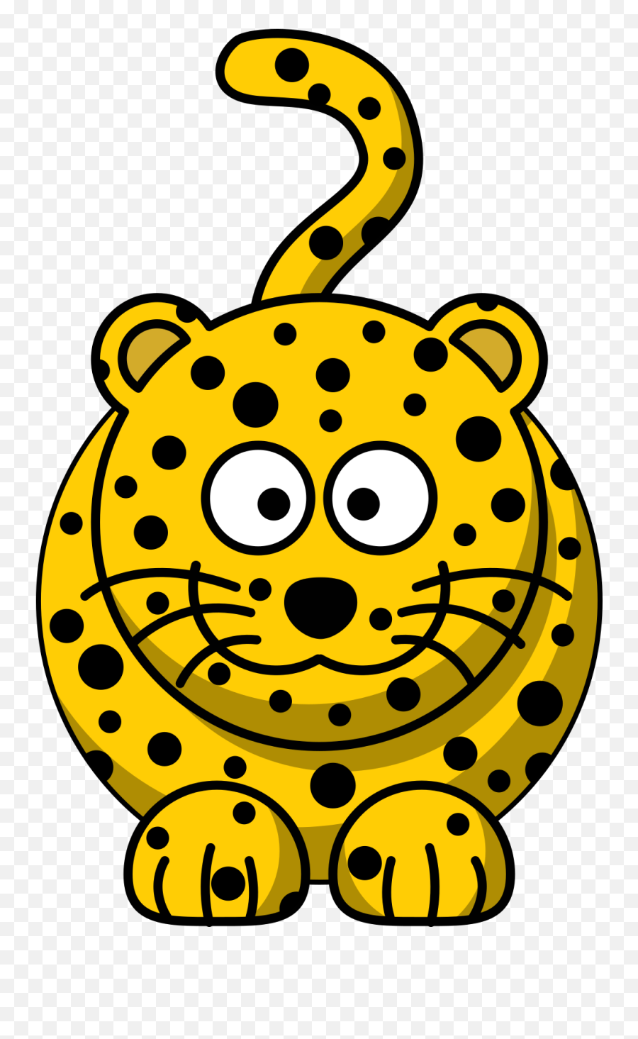 Cheetah Clip Art Cartoon - Cartoon Leopard Clipart Emoji,Cheetah Emoji