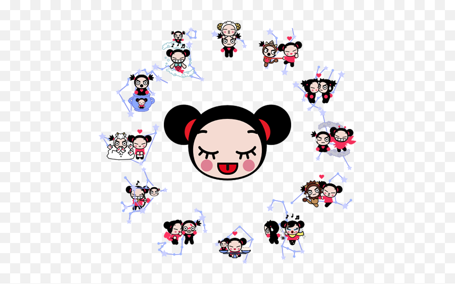 Pucca - Dot Emoji,Emoticon Divertenti Da Scaricare