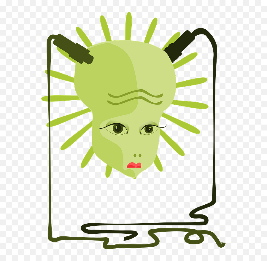 Smiley Green Alien Determined Clipart Emoji,Alien Emoticon Yahoo