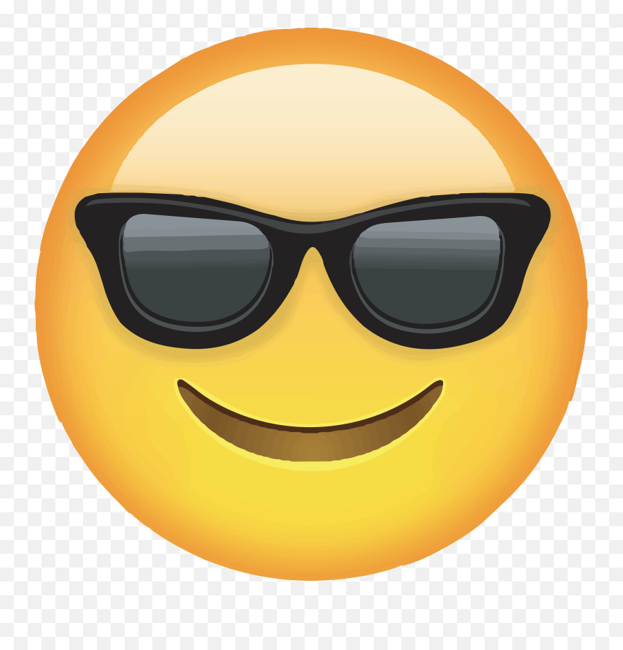 Smiling Face With Sunglasses Emoji - Draw A Cool Emoji,Grin Emoji