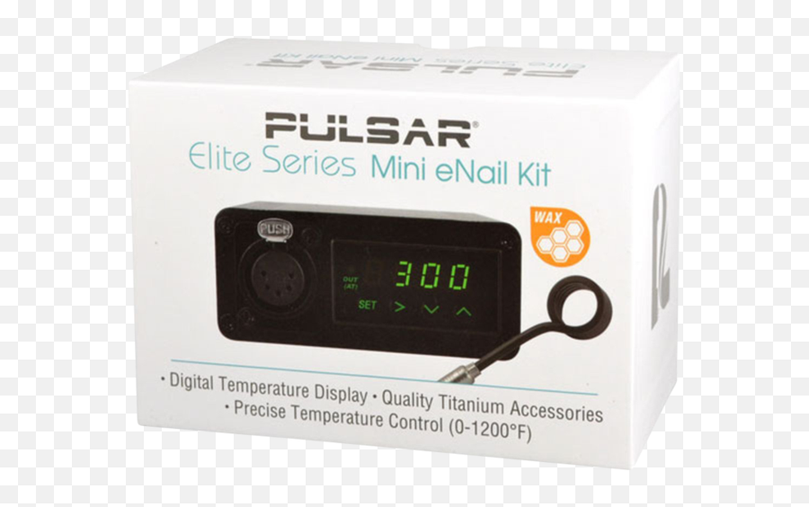 Pulsar Elite Series Mini Enail Kit With Universal Nail - Measuring Instrument Emoji,Emoji Cigarette And Clock