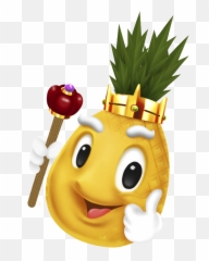 Banner Como Funciona Você Se Parece Mais Com O Abacaxi - Abacaxi Rei Emoji,Emoticon Curioso
