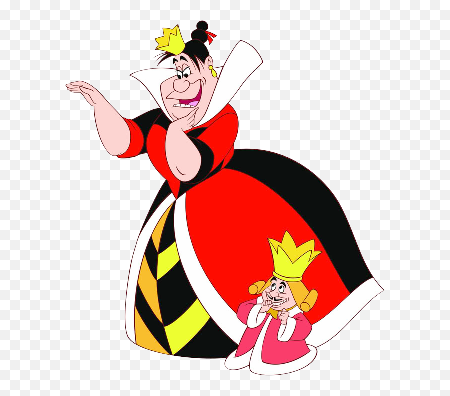 Library Of Heart With Crown Vector Download Png Files - Heart King Alice In Wonderland Emoji,King Queen Emoji