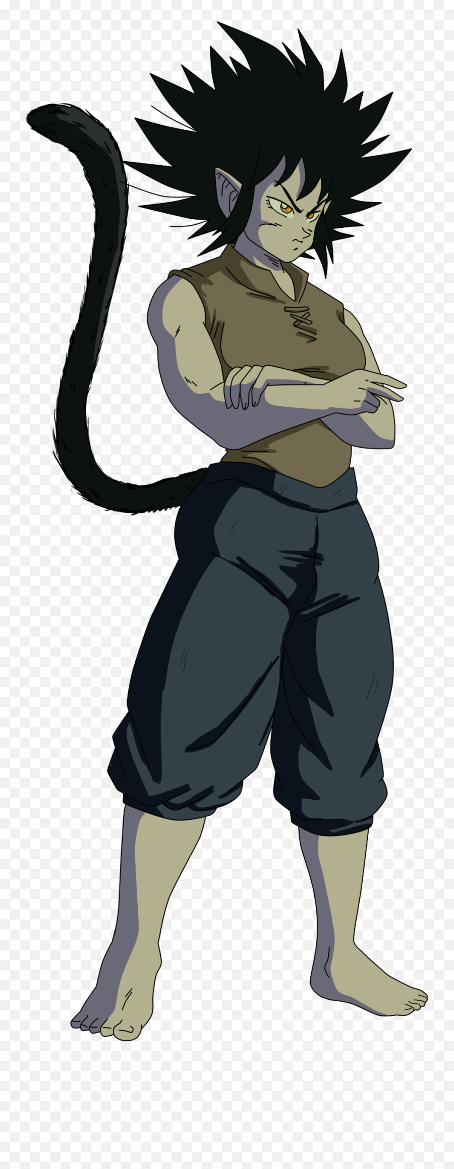 Concept Strongest Under Heaven U2022 Kanzenshuu - Cartoon With Spiky Hair Emoji,Jiren Half Emotion