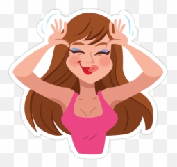 Girl Moods - Teasing Stickers For Whatsapp Emoji,Anime Sleepy Emotion
