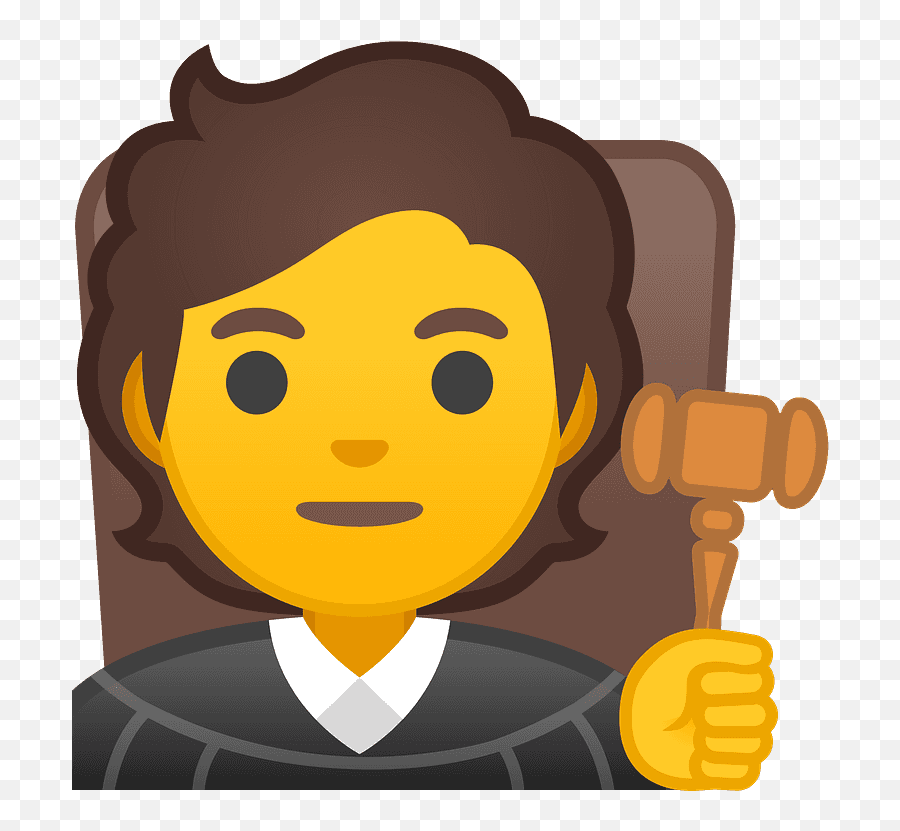 Woman Judge Emoji - Emoji Judge,Female Emoji