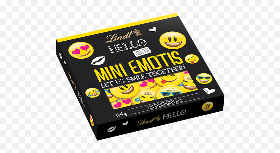 Lindt Hello Mini Emojis Gift 164g - Dot,Hello I Love You Emoji