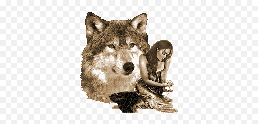 Wolves Glitter Gifs - Gif Animados De Lobos Emoji,Wolf Forum Emoticons