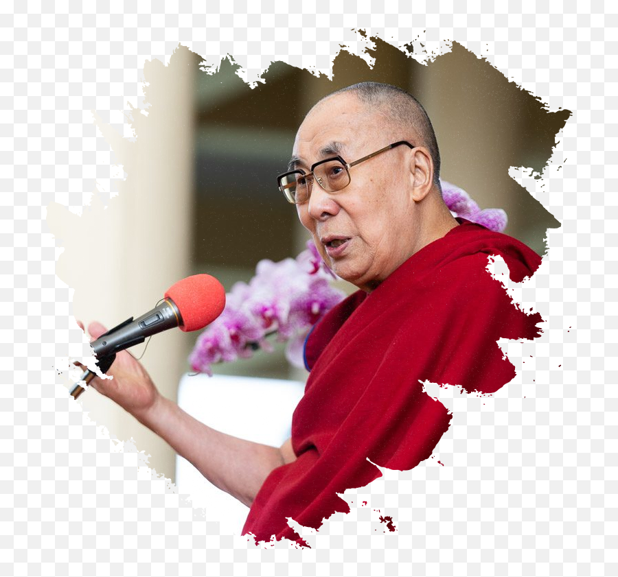 His Holiness Dalai Lama Visiting - Transparent Dalai Lama Png Emoji,Dalai Lama Negative Emotions Are Based On