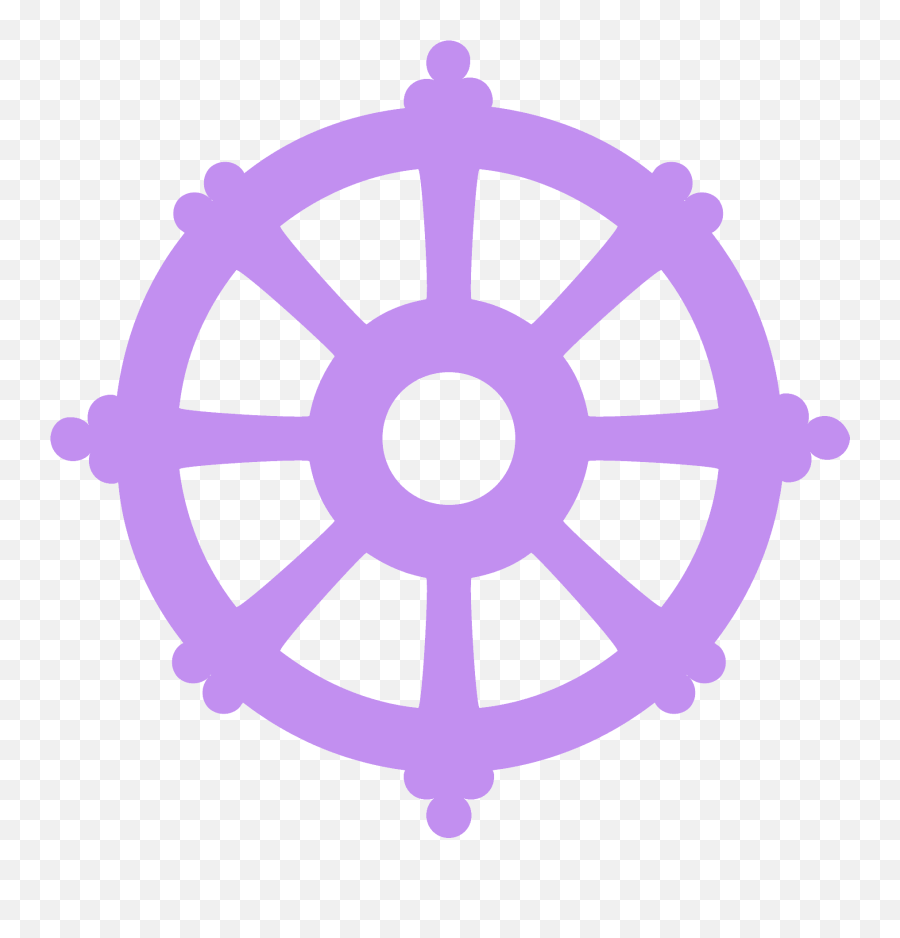 Wheel Of Dharma - Buddhism Symbols Of Religions Emoji,Ferris Wheel Emoji