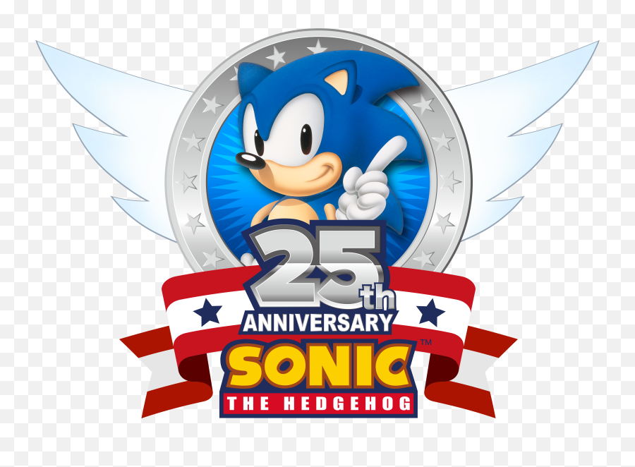 Tomy - Sonic 25th Anniversary Logo Emoji,Dr Eggman Emoji