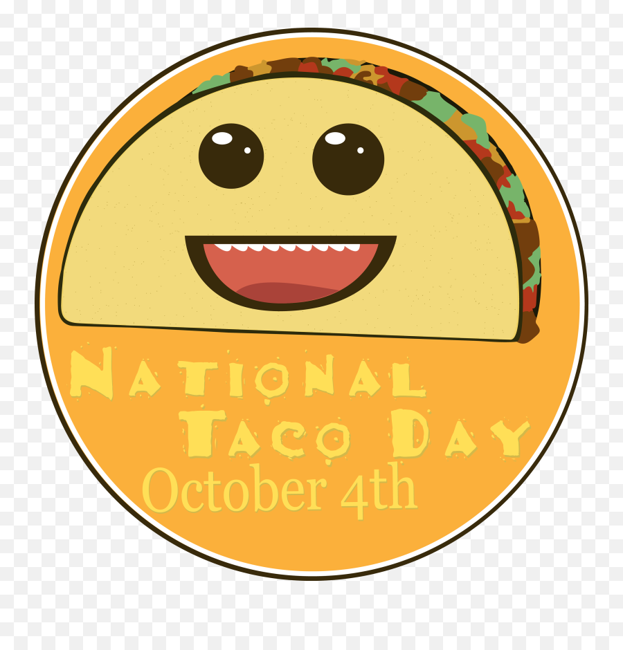 National Taco Day Campaign - Wide Grin Emoji,Taco Made With Emoticons